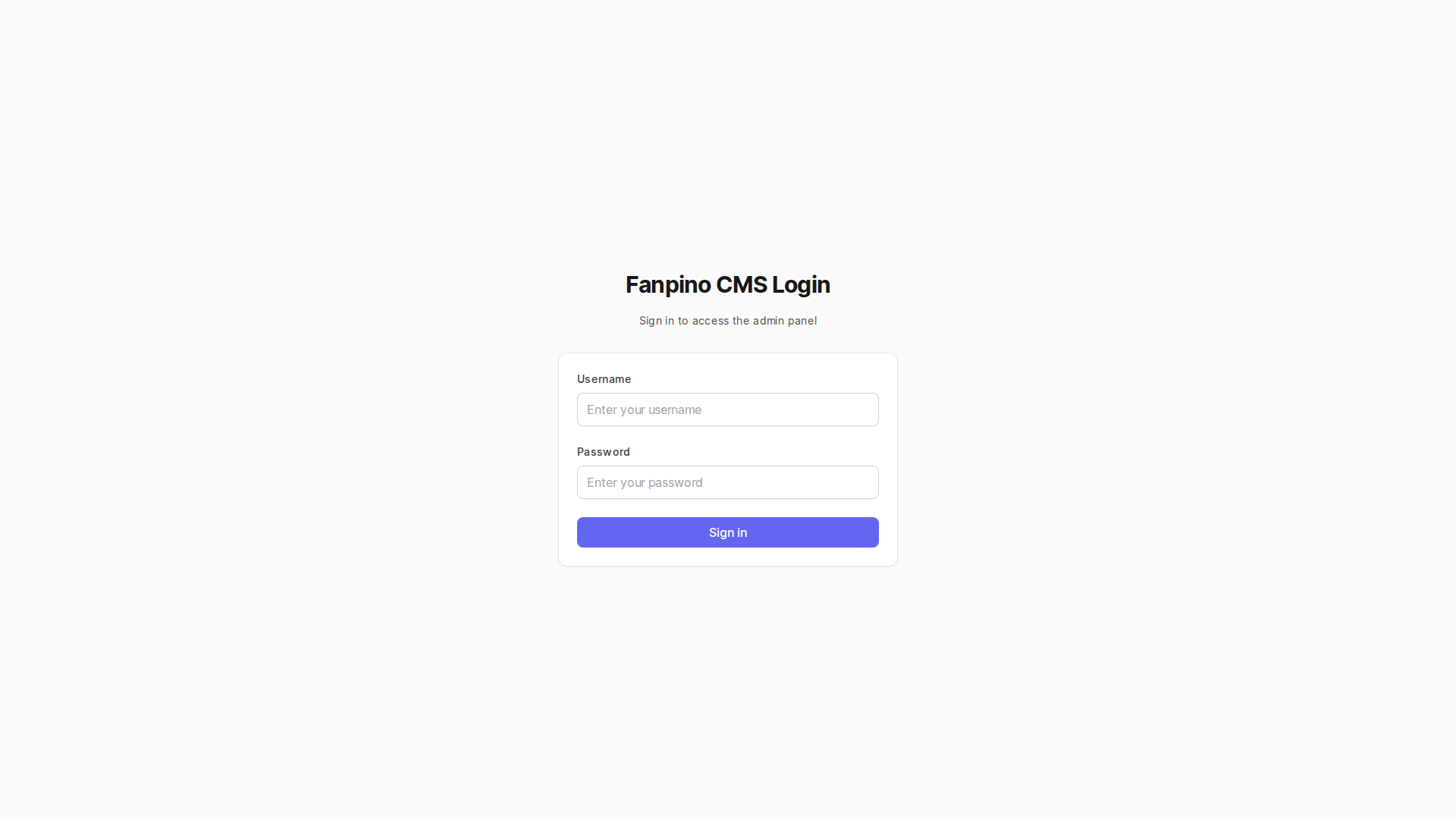 Admin Login - Secure Authentication