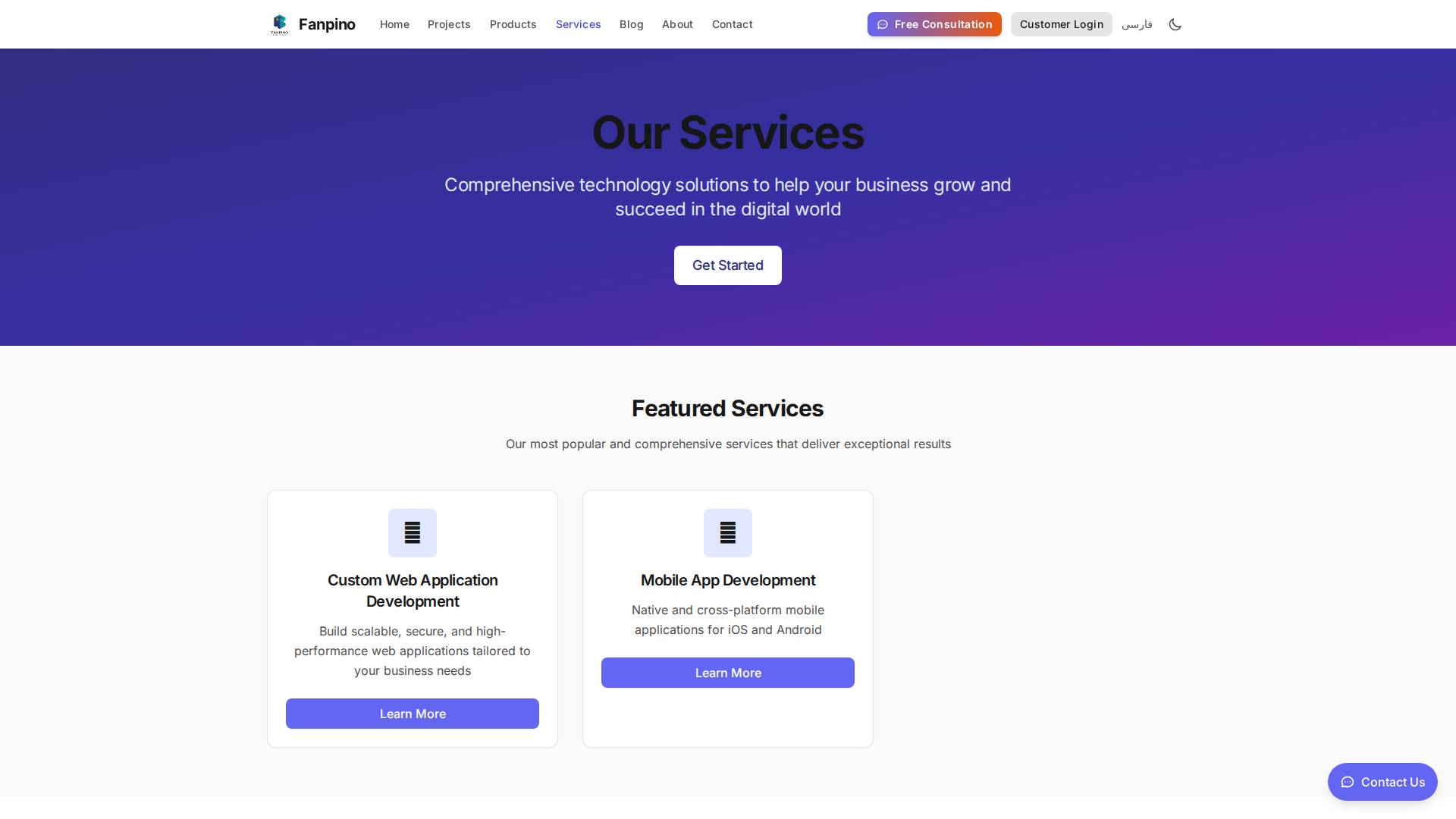 Professional Services Listings